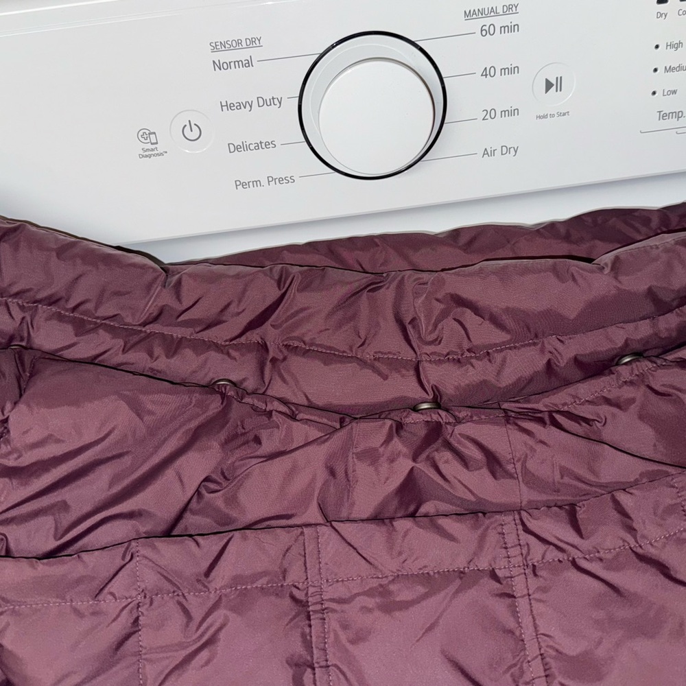 Eileen Fisher Plum/Eggplant Hooded Puffer Vest - Picture 6 of 9